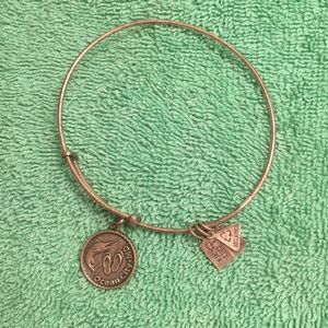 Silver Alex and ani bracelet